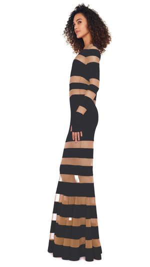 SPLICED DRESS FISHTAIL GOWN #2 Thumbnail