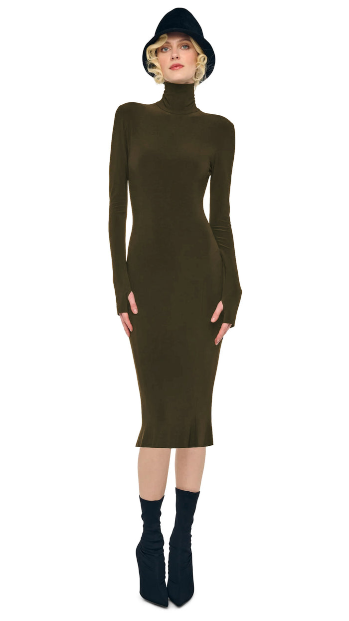 LONG SLEEVE TURTLENECK DRESS #1