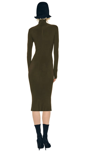 LONG SLEEVE TURTLENECK DRESS #3 Thumbnail