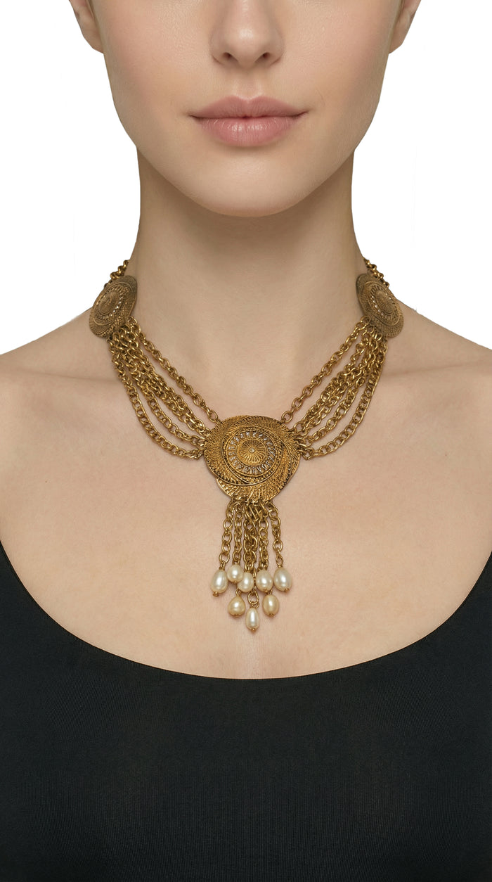BRASS CHAIN NECKLACE #2