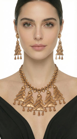 TREE NECKLACE AND EARRING SET #2 Thumbnail