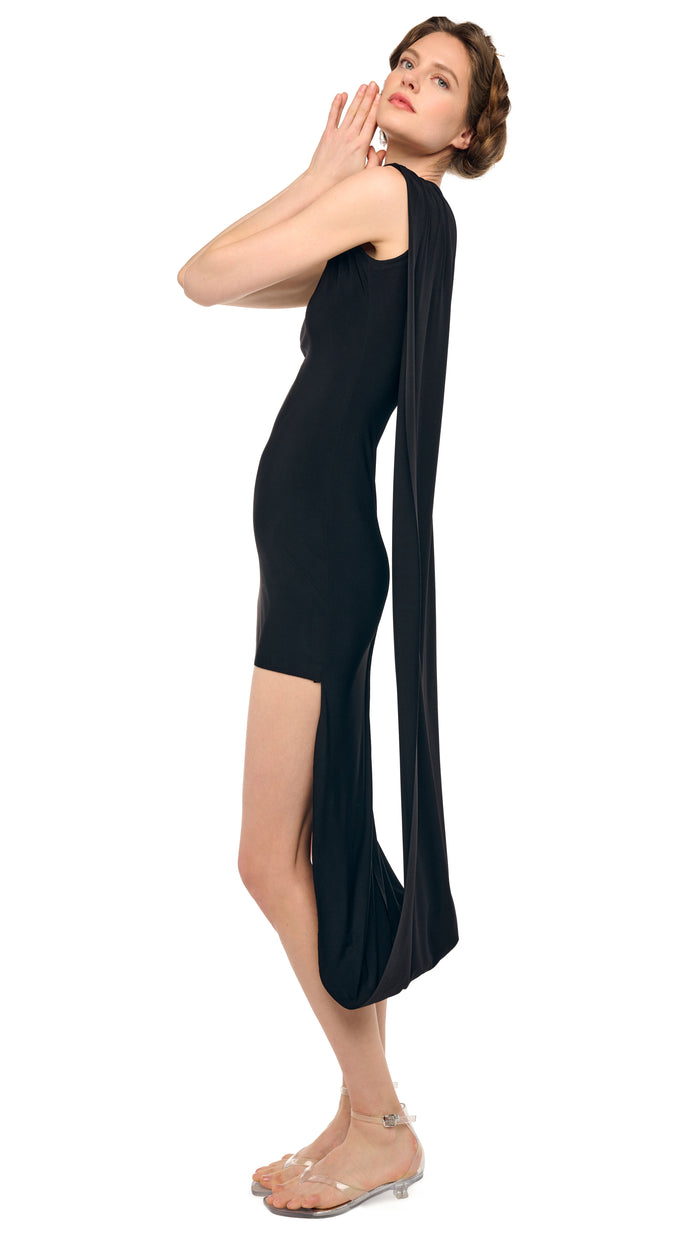 SLEEVELESS XL COCOON MINI DRESS #1