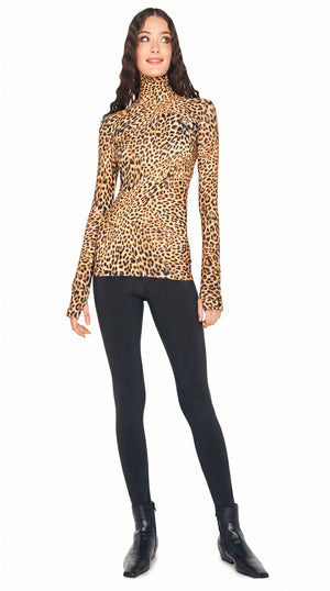 SLIM FIT LONG SLEEVE TURTLE TOP #1 Thumbnail