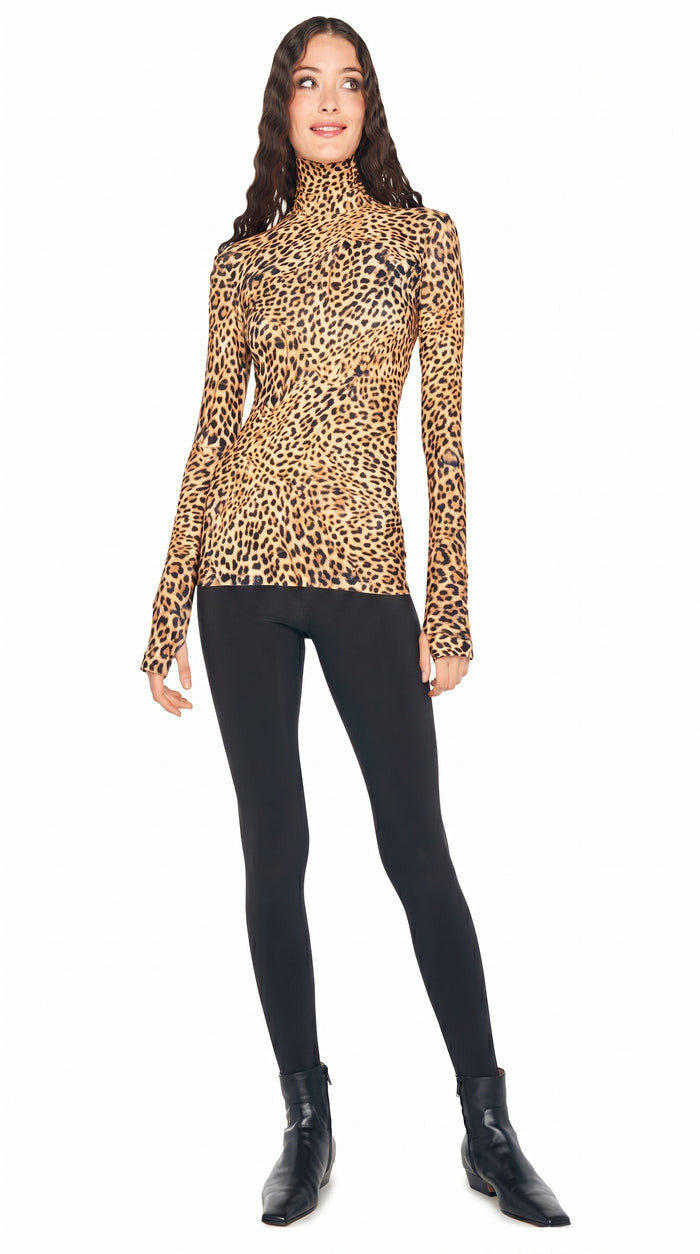 SLIM FIT LONG SLEEVE TURTLE TOP #1