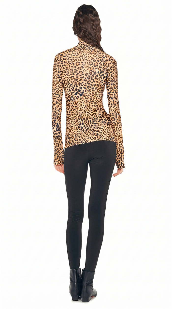 SLIM FIT LONG SLEEVE TURTLE TOP #2