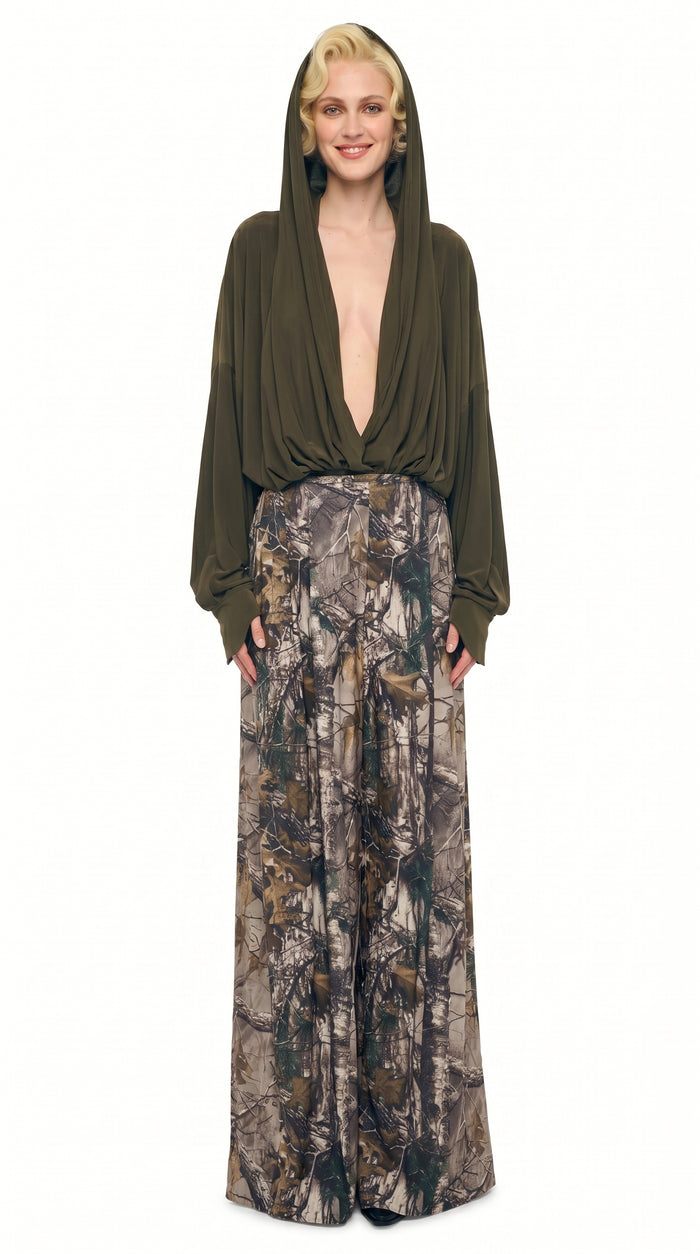 HOODED OVERSIZED NK BODYSUIT #2
