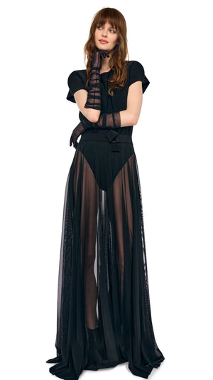 FLARED SKIRT TO FLOOR #1 Thumbnail