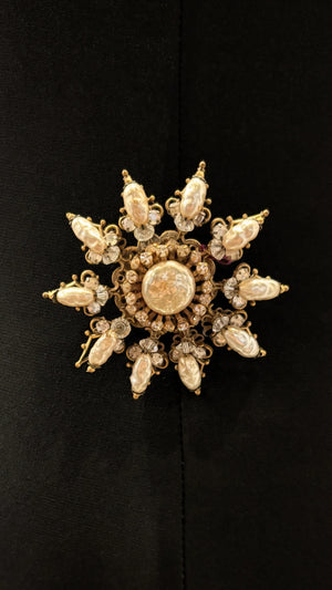 MIRIAM HASKELL BEADED BROOCH #2 Thumbnail