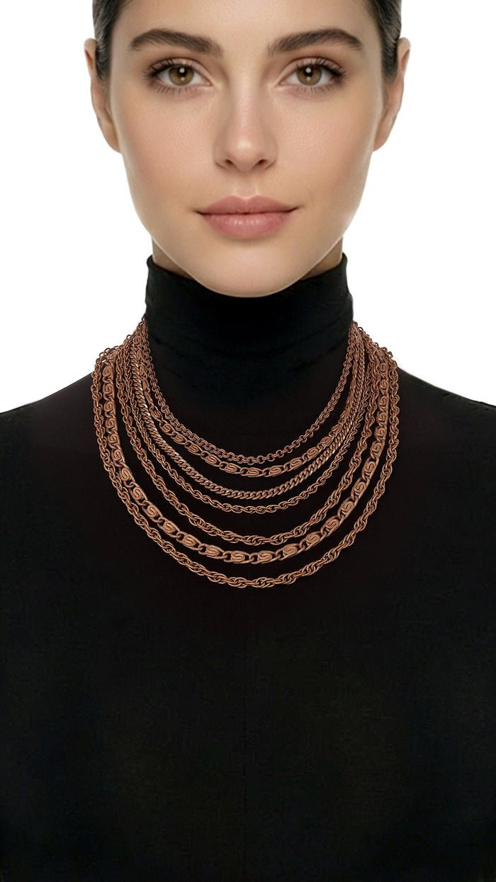 MULTI TIERED CHAIN NECKLACE #2