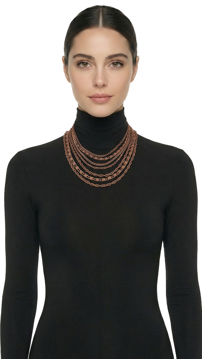 MULTI TIERED CHAIN NECKLACE #1