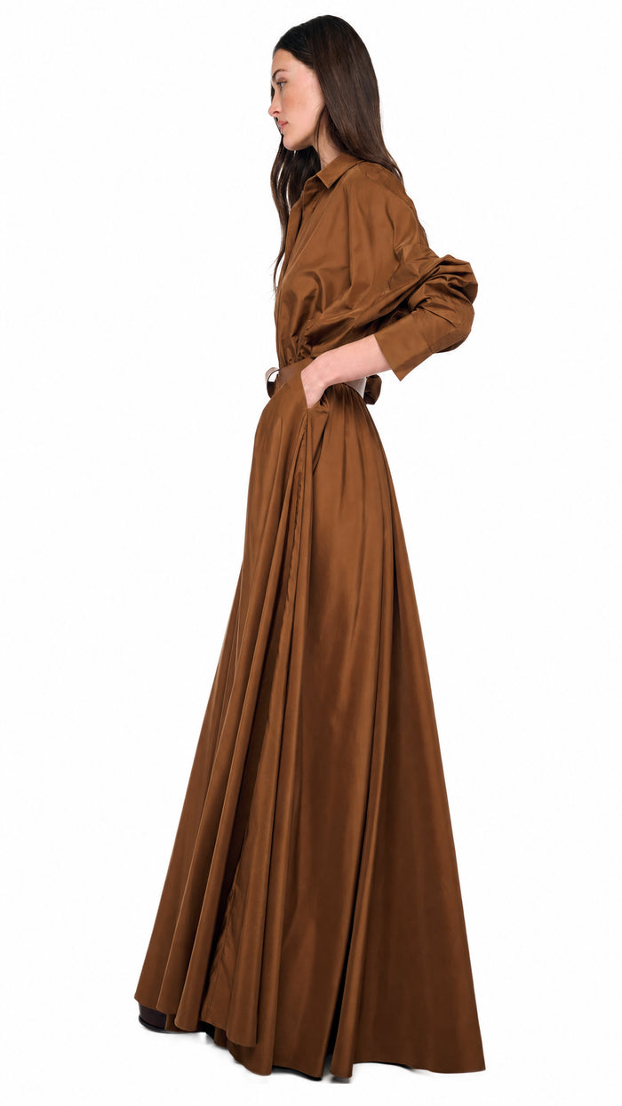OVERSIZED NK SHIRT FLARED GOWN #2