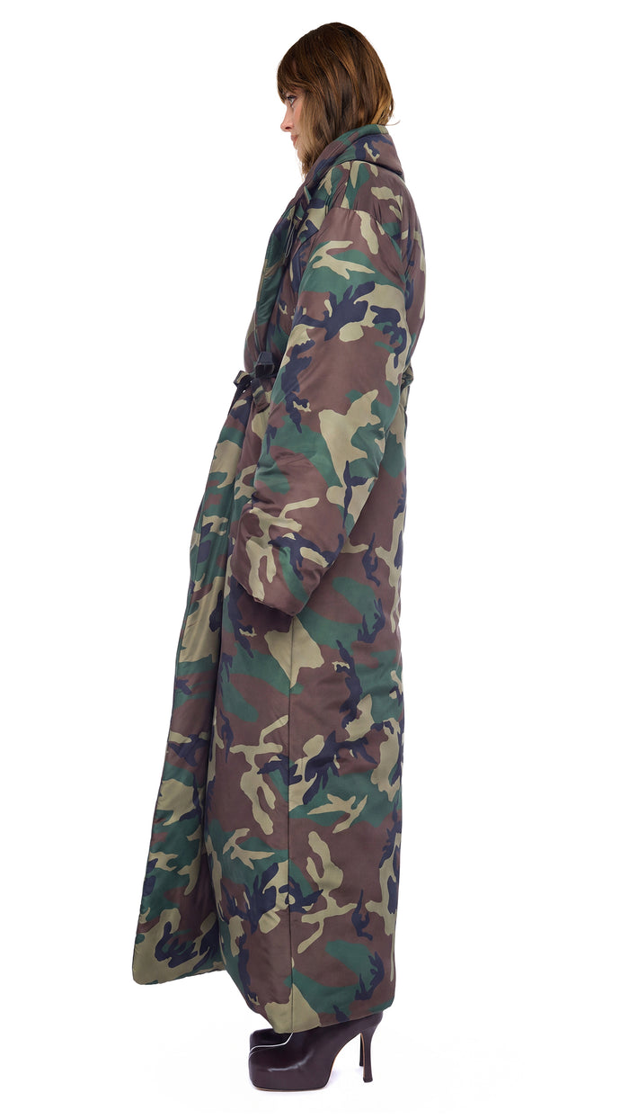 HOODED SLEEPING BAG COAT #2