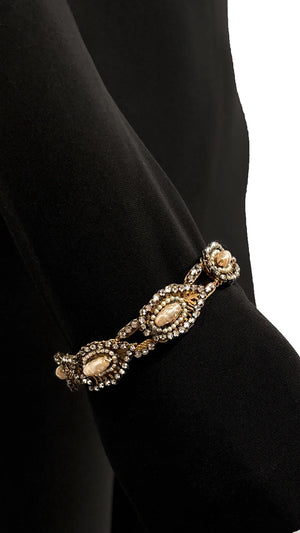 MIRIAM HASKELL BEADED NECKLACE AND BRACELET SET #2 Thumbnail