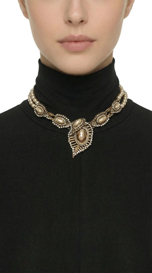 MIRIAM HASKELL BEADED NECKLACE AND BRACELET SET #3 Thumbnail