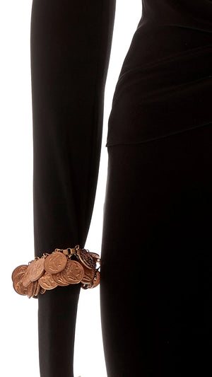 COIN LAYERED NECKLACE AND BRACELET SET #2 Thumbnail