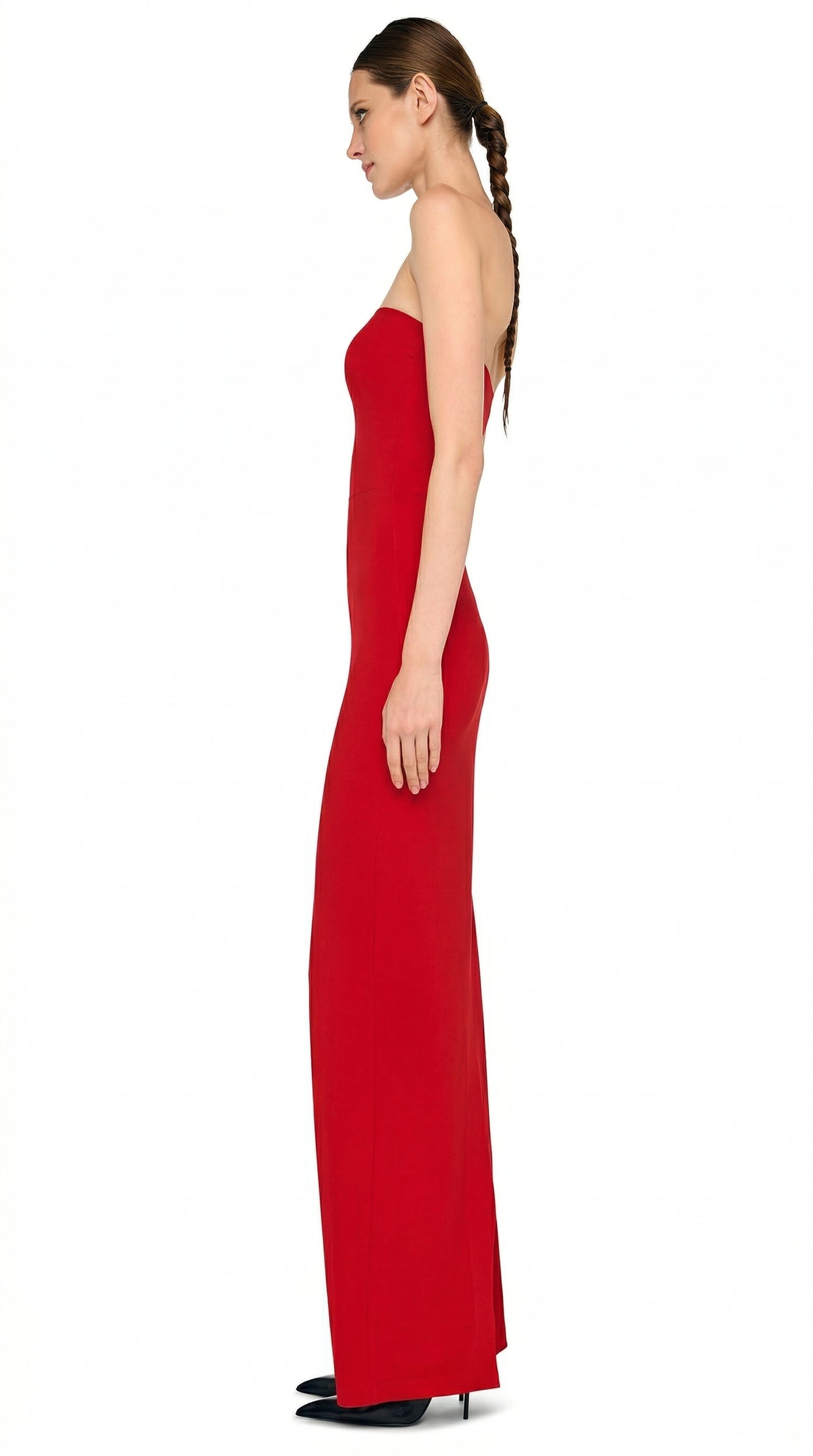 Norma Kamali Strapless Long Dress