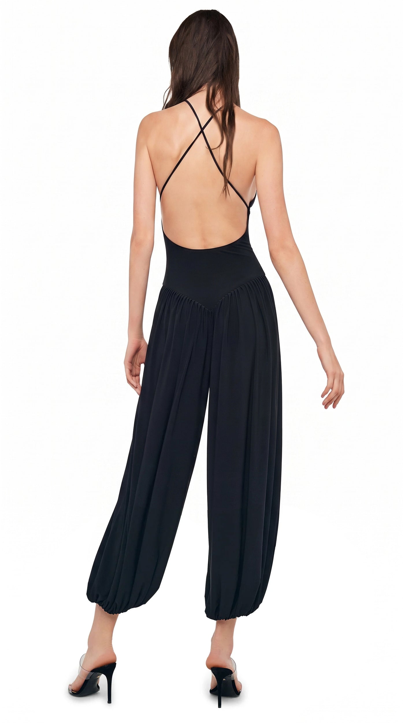 KENNY JUMPSUIT – Black – Norma Kamali