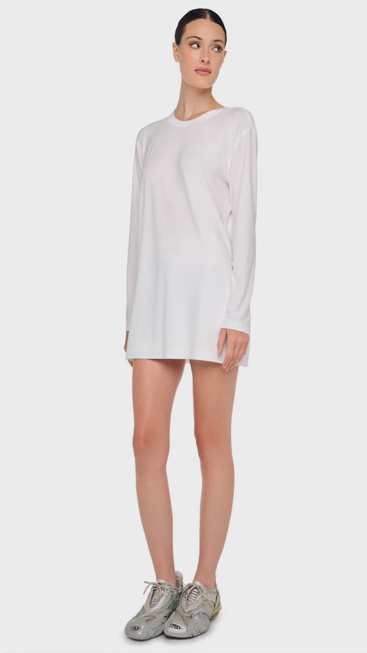 OVERSIZED LONG SLEEVE MINI DRESS