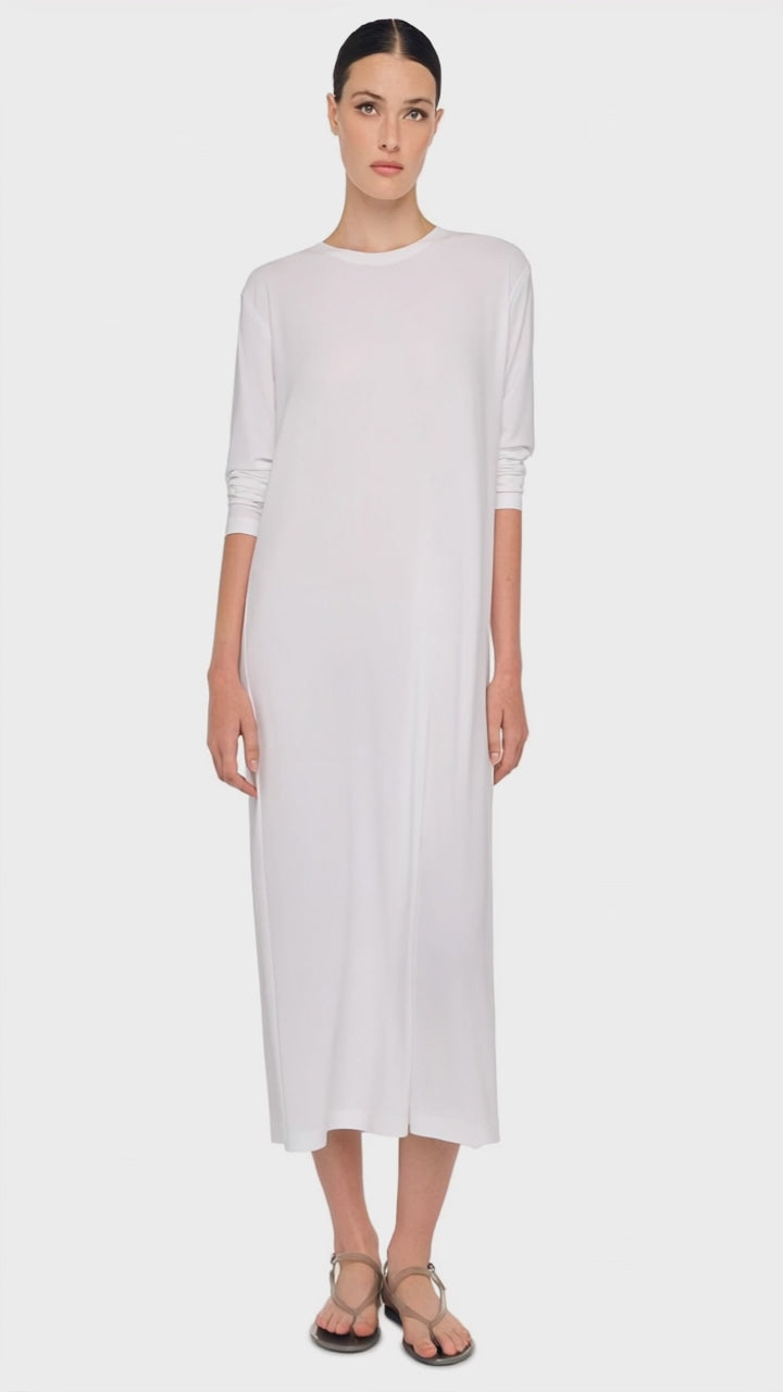 OVERSIZED LONG SLEEVE DRESS TO MIDCALF