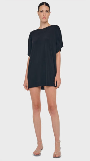 SHORT SLEEVE BOXY MINI DRESS thumbnail