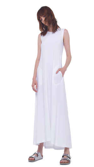 SLEEVELESS LONG SWING DRESS #4 Thumbnail