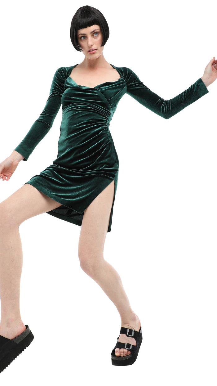 SWEETHEART SIDE DRAPE DRESS #2
