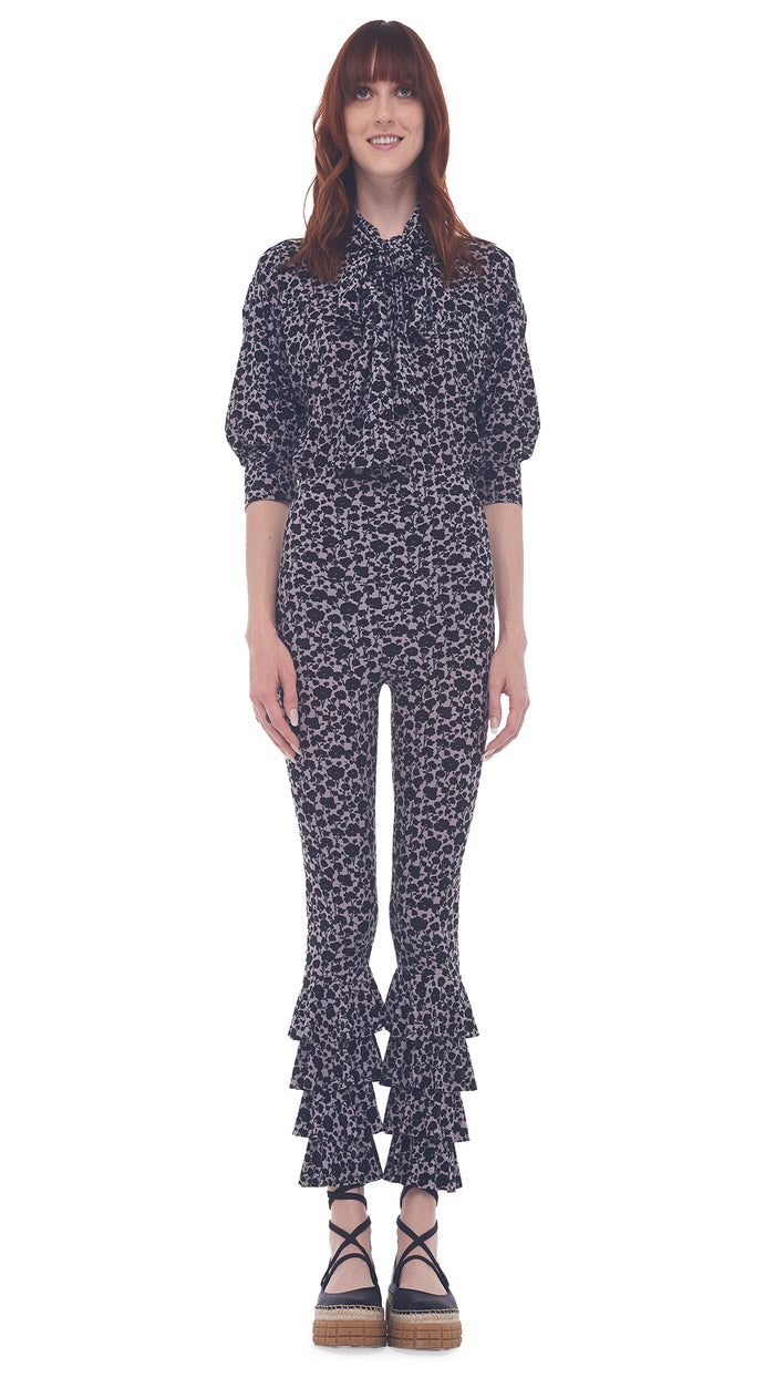 PUFF SLEEVE NK SHIRT #1