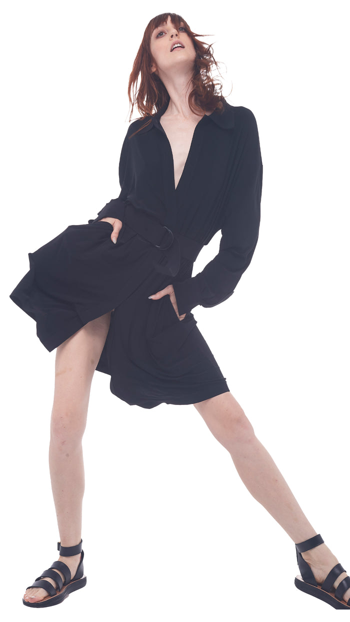OVERSIZED BF NK SHIRT DRESS #5