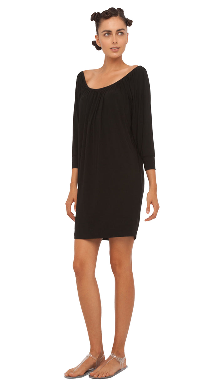 3/4 SLEEVE PEASANT DRESS #1