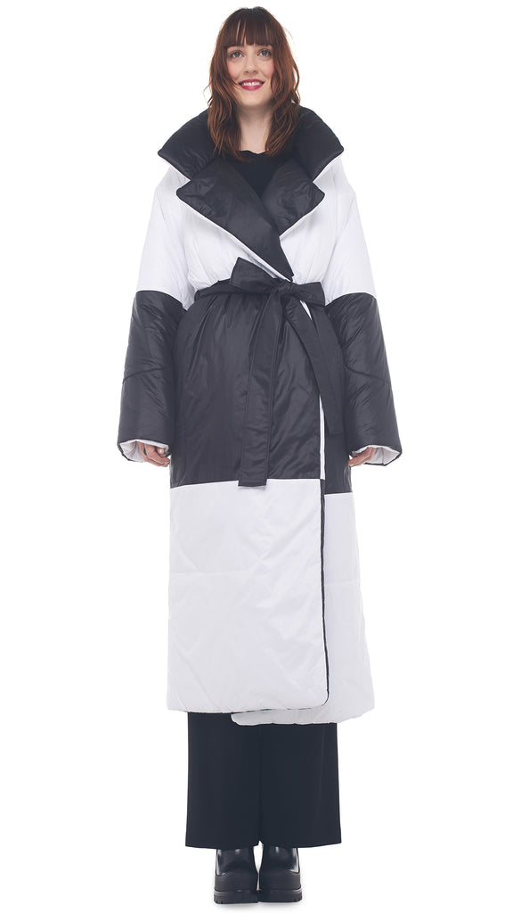 Parasweaters White Reversible Sleeping Bag Coat