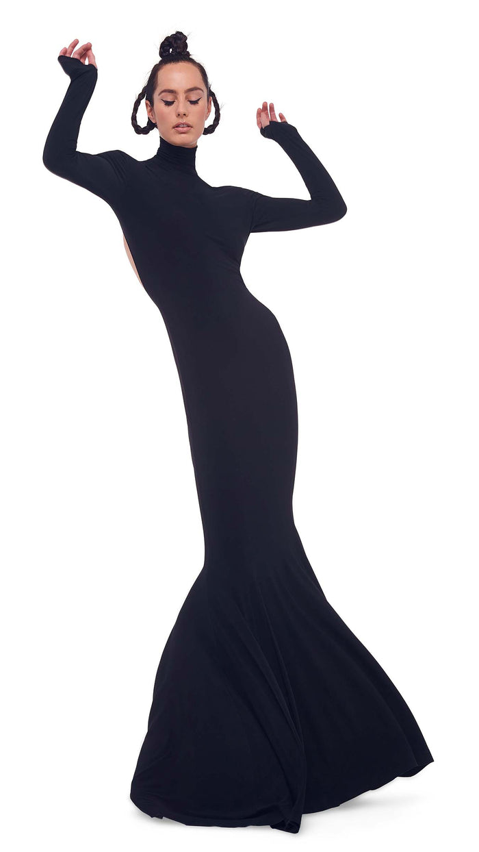 TURTLE OPEN BACK GOWN #5