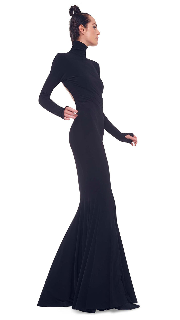 TURTLE OPEN BACK GOWN #6