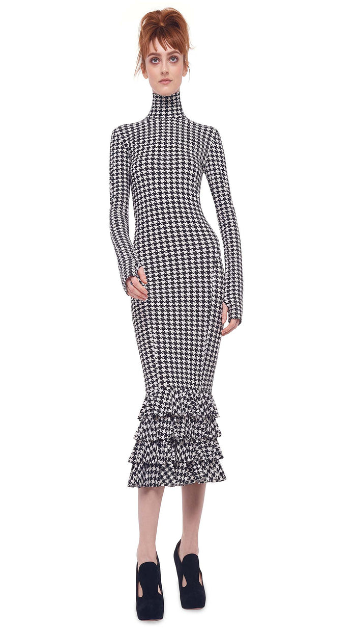 FISHTAIL RUFFLE DRESS #1