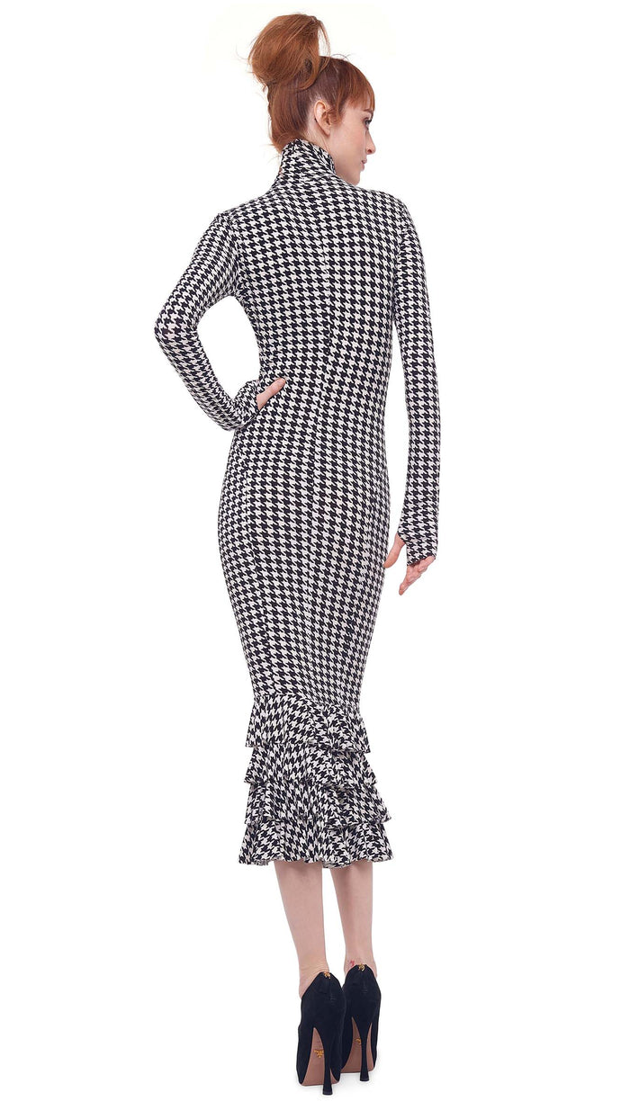 FISHTAIL RUFFLE DRESS #3