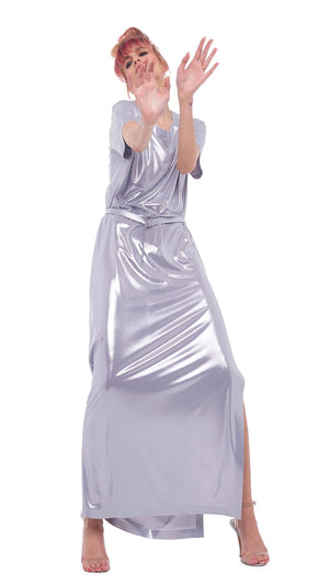 BOXY GOWN WITH SIDE SLIT #5 Thumbnail