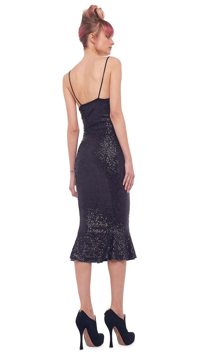 SEQUIN SLIP FISHTAIL DRESS #3