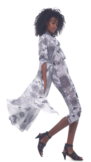PUFF SLEEVE NK SHIRT DRESS #5 Thumbnail