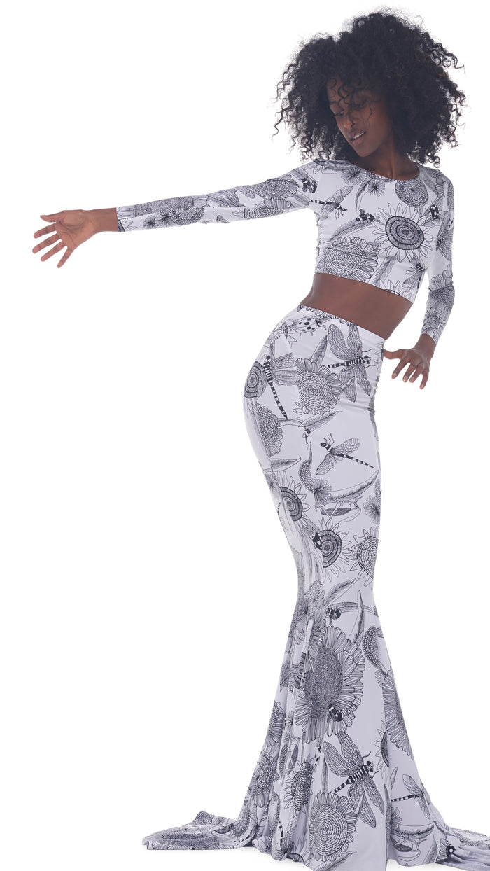 LONG SLEEVE CROP TOP #5