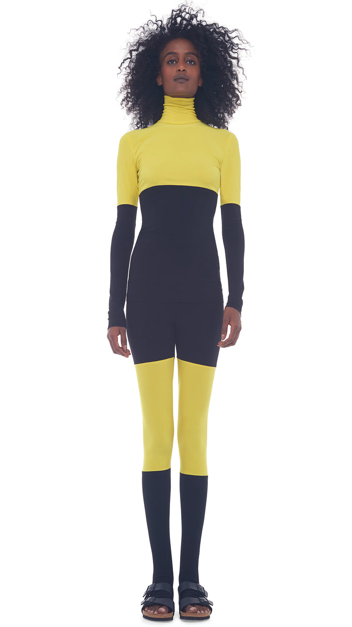 SPLICED SLIM FIT TURTLE TOP #1