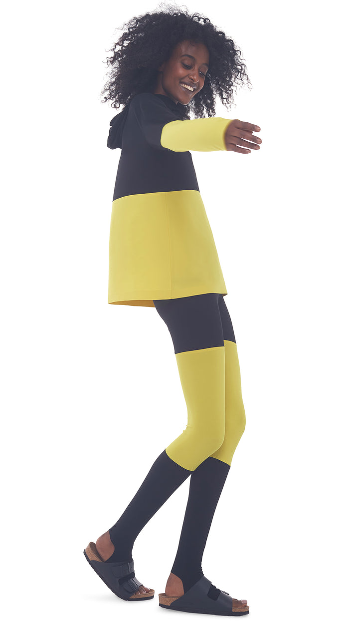 SPLICED SHORT BF HOODED TOP #4