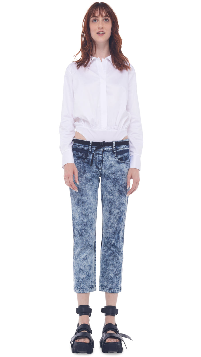 CROPPED BOOT LEG JEAN #1