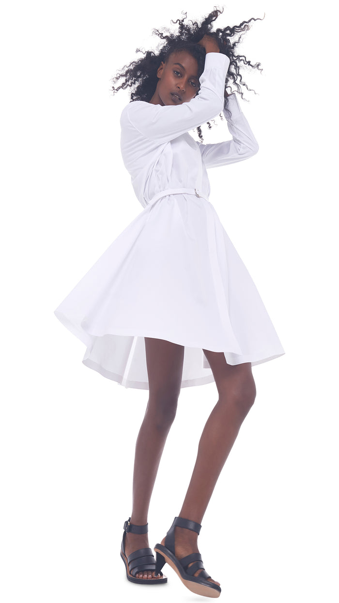 BF NK SHIRT A LINE DRESS #4
