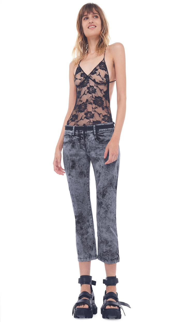 CROPPED BOOT LEG JEAN #1