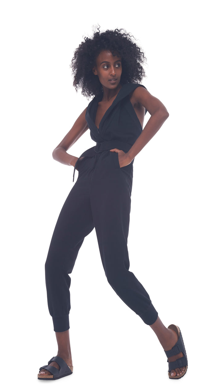 HALTER ZIP HOODIE JUMPSUIT #7