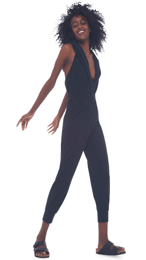 HALTER ZIP HOODIE JUMPSUIT #8 Thumbnail