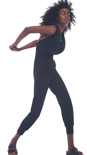 HALTER ZIP HOODIE JUMPSUIT #9 Thumbnail