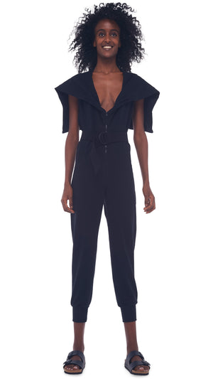HALTER ZIP HOODIE JUMPSUIT #1 Thumbnail