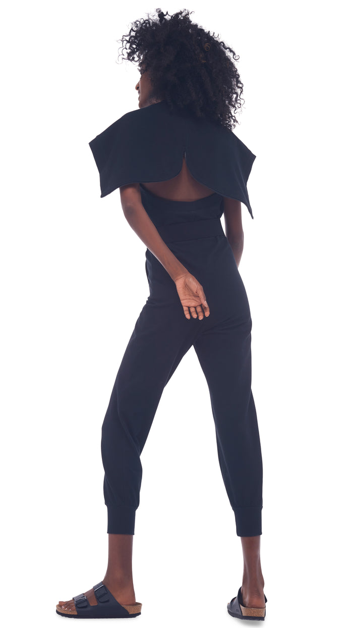 HALTER ZIP HOODIE JUMPSUIT #3