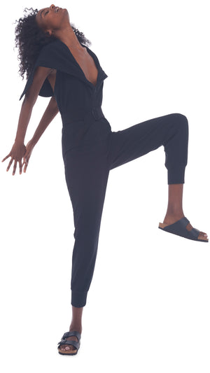 HALTER ZIP HOODIE JUMPSUIT #13 Thumbnail