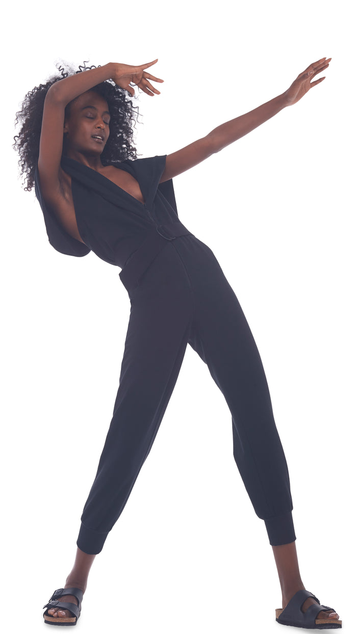 HALTER ZIP HOODIE JUMPSUIT #14